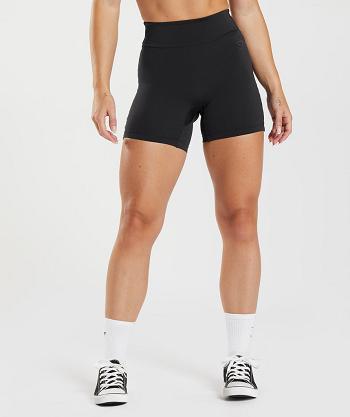 Dámské Šortky Gymshark Gs Power Original Tight Černé | CZ 3900FDN